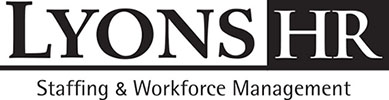 LyonsHR Staffing Logo Black